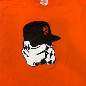 Storm trooper SF giants T-shirt, Rare!
